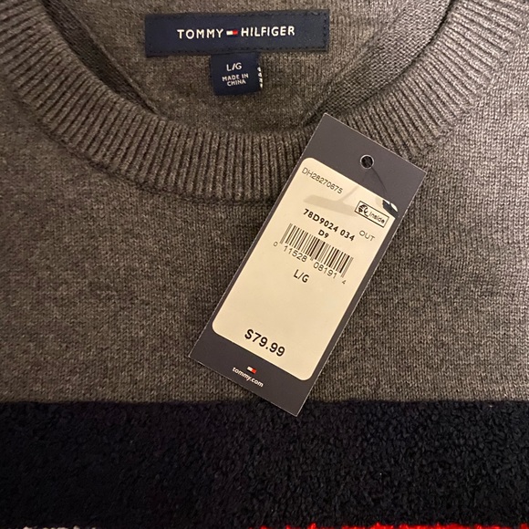 New Men’s gray Tommy Hilfiger sweater - Picture 4 of 4